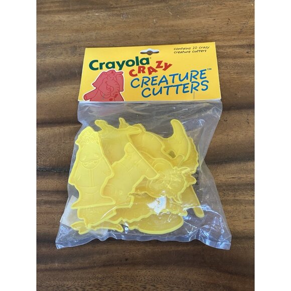 Vintage 1993 Crayola Crazy Creature Cutters Animals Set of 10 New/Sealed - Picture 1 of 9